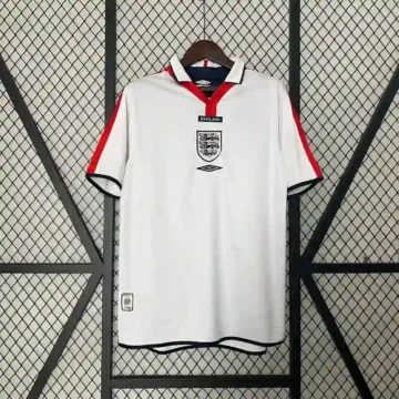 Retro 2004 England Soccer Jersey Home