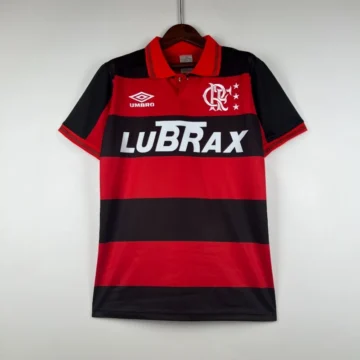 Retro 1990 Flamengo Soccer Jersey Home