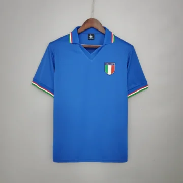 Retro 1982 Italy Soccer Jersey Home
