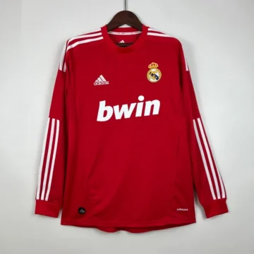 Retro 2011-12 Long Sleeve Real Madrid Soccer Jersey Third Away
