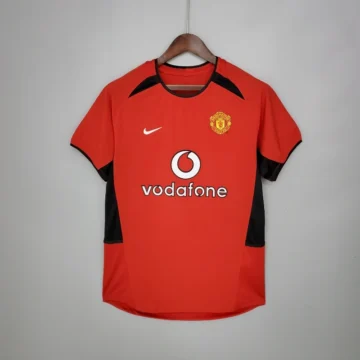 Retro 2002-04 Manchester United Soccer Jersey Home