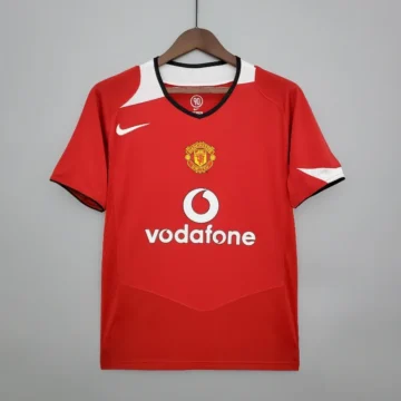 Retro 2004-06 Manchester United Soccer Jersey Home