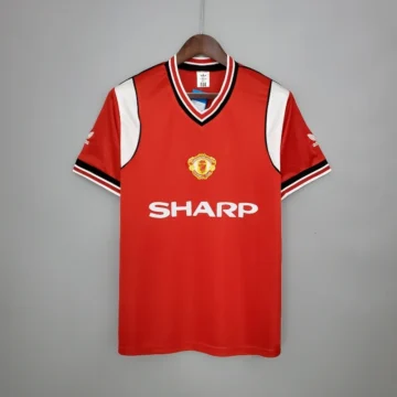 Retro 1985-86 Manchester United Soccer Jersey Home