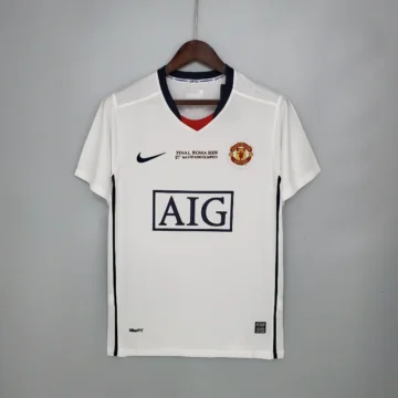 Retro 2008-09 Manchester United Soccer Jersey Champions League Away