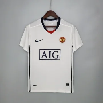 Retro 2008-09 Manchester United Soccer Jersey League Edition Away