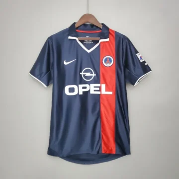 Retro 2001-02 PSG Soccer Jersey Home