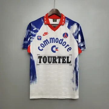 Retro 1993-94 PSG Soccer Jersey Away