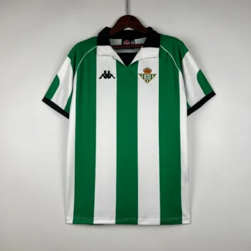 Retro 1998-99 Real Betis Soccer Jersey Home