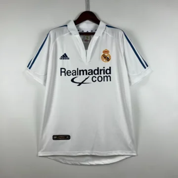Retro 2001-02 Real Madrid Soccer Jersey Home