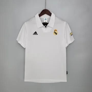 Retro 2002-03 Real Madrid Soccer Jersey Champions League Home