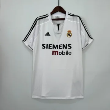 Retro 2003-04 Real Madrid Soccer Jersey Home