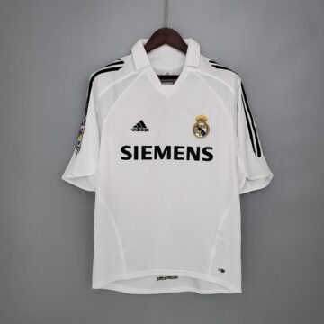 Retro 2005-06 Real Madrid Soccer Jersey Home