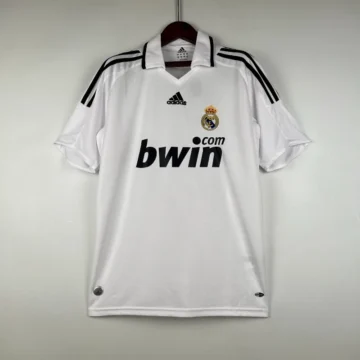 Retro 2008-09 Real Madrid Soccer Jersey Home