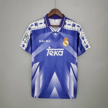 Retro 1996-97 Real Madrid Soccer Jersey Away