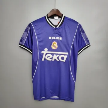 Retro 1997-98 Real Madrid Soccer Jersey Away