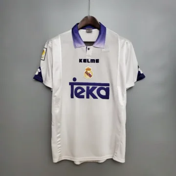 Retro 1997-98 Real Madrid Soccer Jersey Home