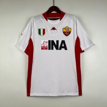 Retro 2001-02 Roma Soccer Jersey Away