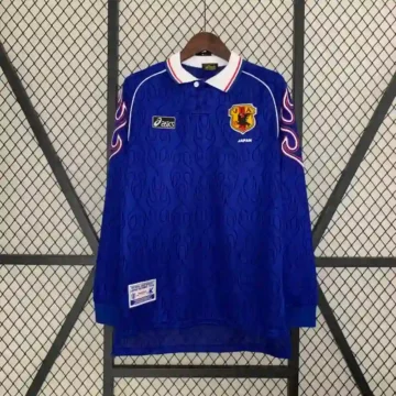 Retro 1998 Long Sleeve Japan Soccer Jersey Home