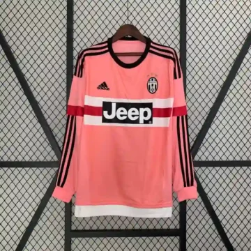 Retro 2015-16 Long Sleeve Juventus Soccer Jersey away